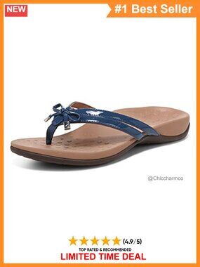 Vionic Bella Women's Flip Flop Sandals with Arch Support